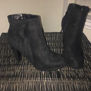 Impo Black Suede Booties